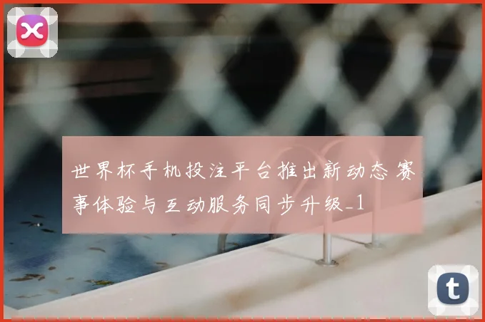 世界杯手机投注平台推出新动态 赛事体验与互动服务同步升级_1
